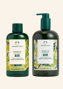 Olīvu dušas želeja