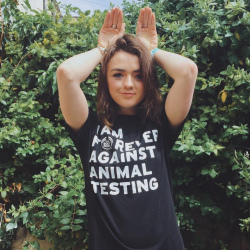 T-krekls “I Am Forever Against Animal Testing”